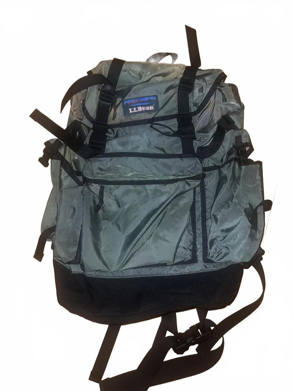 L.L.Bean Gray Outdoor Backpack with Multiple Pockets